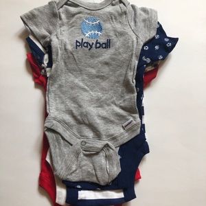 Boys short sleeve onesies